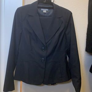 EUC Ann Taylor Factory Black Pant Suit size 10